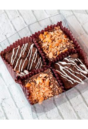 Caja con 4 Brownies Tegy