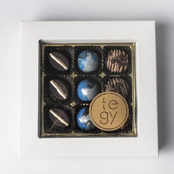 Caja con Chocolates 9 Piezas - Imagen 2