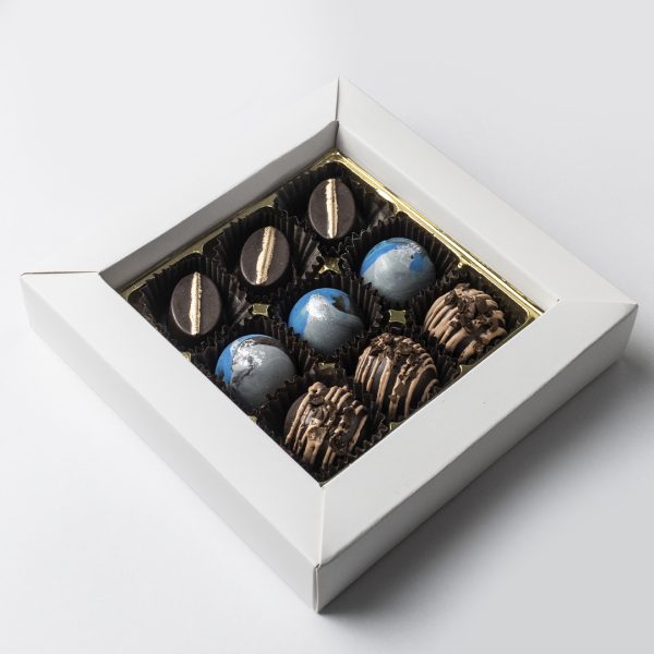 Caja con Chocolates 9 Piezas