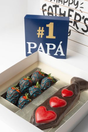 Corbata Caramelo y Fresas