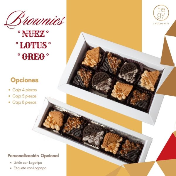 Caja con 4 Brownies Tegy - Imagen 2