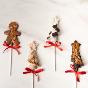 Paleta Navidad Caramelo y Galleta con 5 piezas